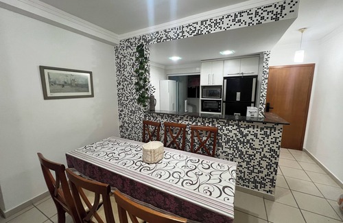 Guilhermina Apartment | Seafront 18th floor /2 suites /2 spaces /Ilha Resort /Leisure available.