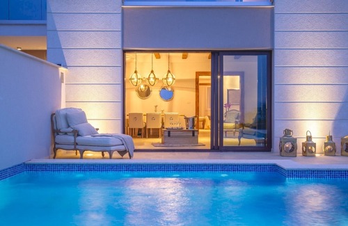 Zidarici Villa | Seafront Villa Prova 1* with a sea view, indoor & outdoor pool on Krk