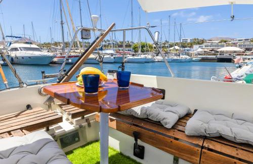Puerto Calero Boat Rental | Seaside Chill-out Stay on a Sail Yacht