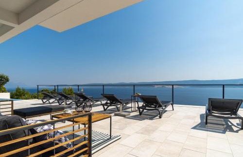 Ruskamen Villa | Seaview Villa Marila with a private pool with hydromassage, 3 en suite bedrooms, 1km from beach