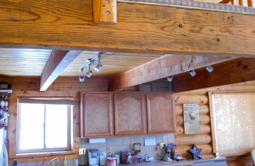 Mammoth Creek House | SECLUDED A FRAME LOG CABIN OVERLOOKING IPSON CREEK AT PANGUITCH LAKE