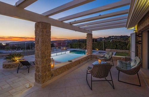 Porto Heli House | Secluded, Gorgeous villa with private pool and tennis court
