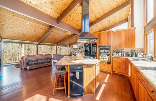 Bonnerdale House | Secluded Woodsy Luxury Hm 40 PRIVATE gated Acres, Pond, Hot Springs Mount Ida