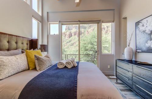 Sedona House | Sedona Canyon Terrace modern mountain home tucked away in canyon, Chefs Kitchen, deck & views!