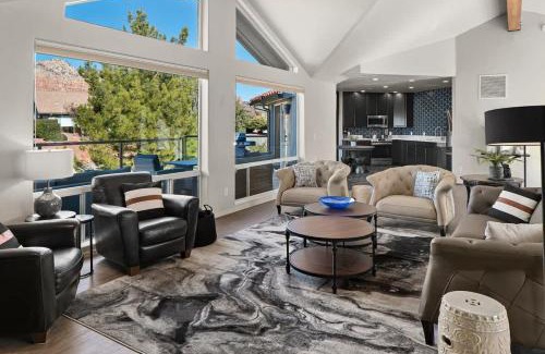 Oak Creek House | Sedona Stunner Hot Tub Red Rock Views