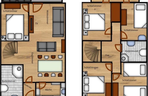Kirchheim House | Seepark Kirchheim Ferienhaus bei Nina mit Sauna