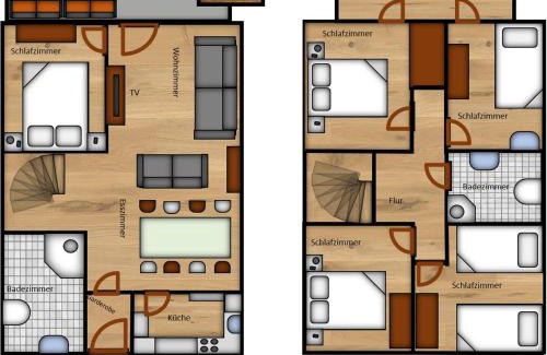 Kirchheim House | Seepark Kirchheim Ferienhaus bei Diane mit Sauna