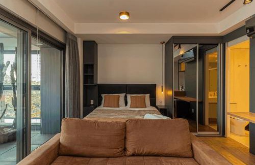 Brooklin Paulista Apartment | Sense Studio - Habitarte Brooklin, Wi-Fi e Academia
