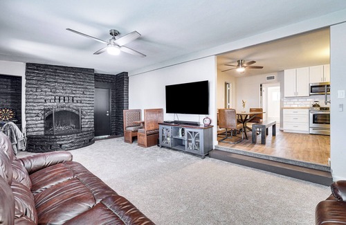 Overgaard House | Serene Getaway in Overgaard w/Patio & Yard!