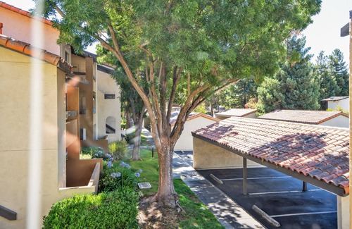 Shoreline West Apartment | Serene Mountain View 1BR w/W/D, Pool & Gym, near Safeway, by Blueground
