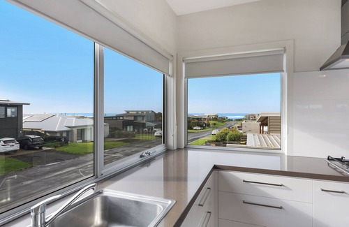 Port Fairy House | Serenity House: Large home with ocean views.