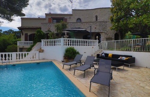Sete Villa | Sete, St Clair, Charming house Pool Clim Beautiful view etang Thau Gr quiet garden