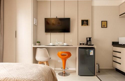 Matriz Apartment | Seu Cantinho Urbano Piscina Academia e AC