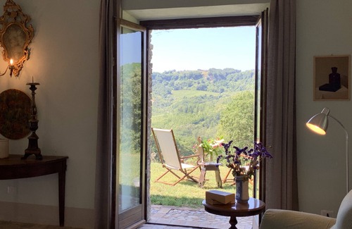 Corbara Villa | Sfarina ancient panoramic, restored home around 300mtsq with private pool, 8 pax