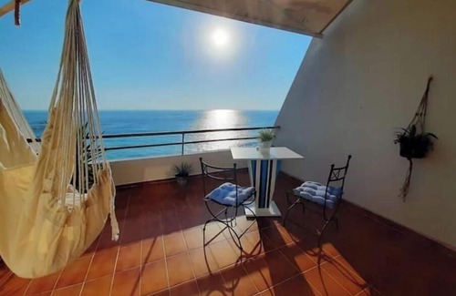 Aamchit Apartment | Silvia's romantic Byblos beachfront Duplex with an amazing sea view