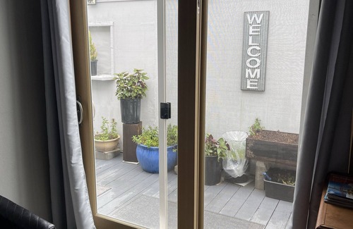 Alameda Apartment | Sitting on the dock on the Bay