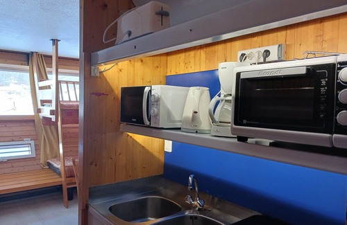 Arc-1600 Apartment | Ski-in/Ski-out Studio for 2 at Arc 1600, Close to Shops with Free WiFi