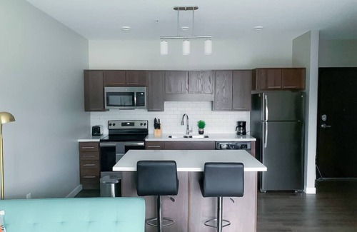 Downtown Des Moines Apartment | Sleepover: Contemporary 1BD/1BA - Downtown Des Moinesn