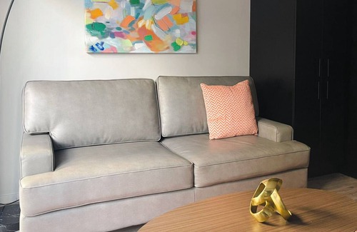NoDo District Apartment | Sleepover: Enticing 1BD/1BA + Balcony- Downtown Omaha