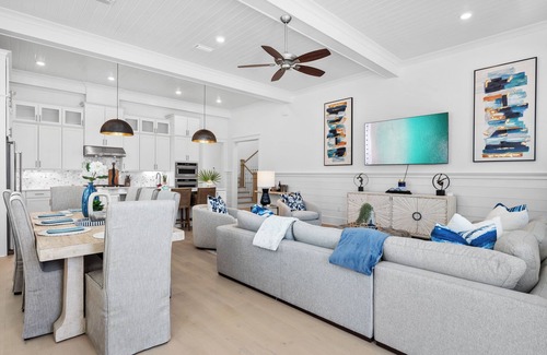 Santa Rosa Beach House | Sleeps 20 | 2 Homes, 9BDR, Arcade | Walk to Blue Mountain Beach Access & Eats