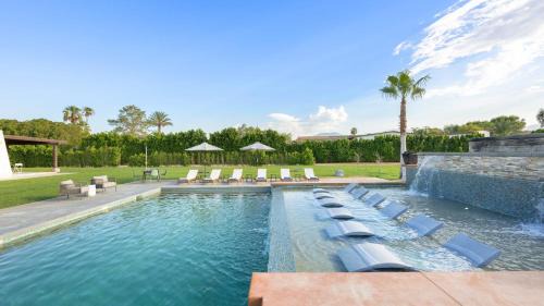 Bermuda Dunes Villa | Sleeps 20 Architectural Mansion w Pool Indoor Tennis Court Game Room Starlight Estate by AvantStay