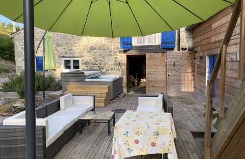 Bazens House | Sleeps 4 ideal for 2 couples own pool,hot tub 2 gites side by side