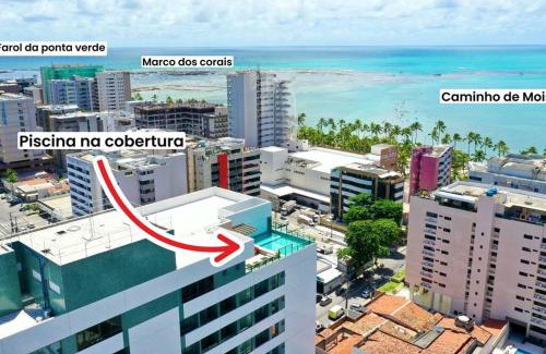 Ponta Verde Apartment | Smart 1104 | Piscina | Academia | a 150m da praia