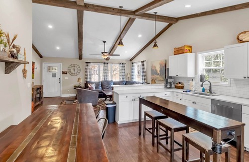 Bryson City House | Smoky Bear Lodge, Relax in this spacious lodge with good views and close to town