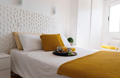 Las Galletas Apartment | Song of the Sea: ocean balcony stairs to the sea