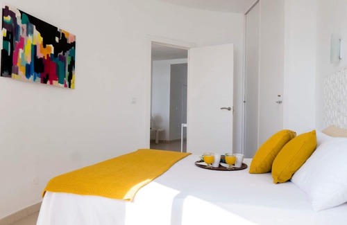 Las Galletas Apartment | Song of the Sea: ocean balcony stairs to the sea