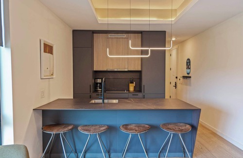 Logan Square Apartment | Sosuite | 1BR Apt w Roof Deck, Gym, Laundry