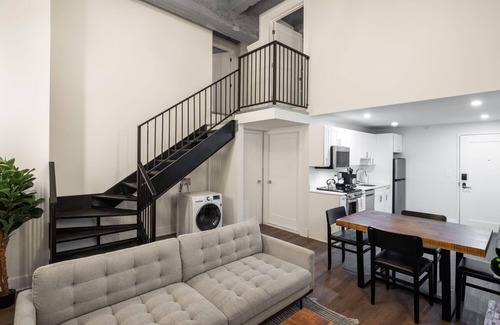 Center City East Apartment | Sosuite | 2BR Loft w Shared W/D, Gym, Lounge