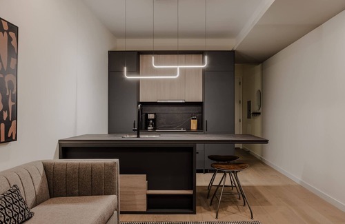 Logan Square Apartment | Sosuite One Bed Apt w Rooftop, Gym, Laundry