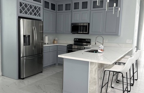 The Shores Condo | South Padre Island Condo 2nd fl SpaceX view, bay sunset view,