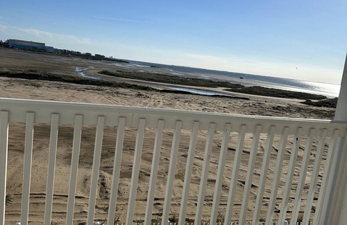 The Shores Condo | South Padre Island Condo 2nd fl SpaceX view, bay sunset view,