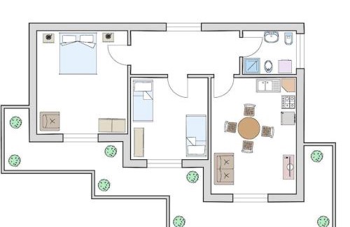 Soverato Apartment | Soverato Appartamento Trilocale Ippocampo