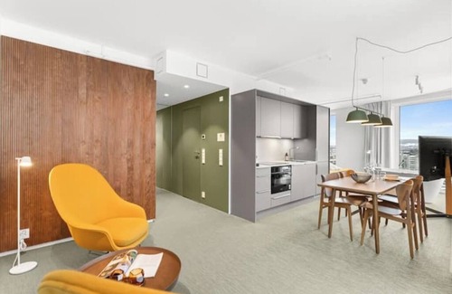 Lillestrom Apartment | Spa-Studio with Stunning Views & Private Bathtub