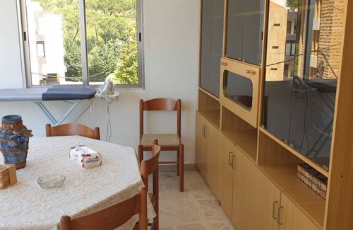 Duhur ash Shuwayr Apartment | Spacious 3 BR apartment with wide windows and fireplace in the heart of Brumana