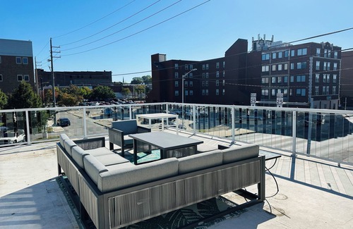 Logansport House | Spacious and luxurious downtown loft in Logansport w/incredible rooftop patio