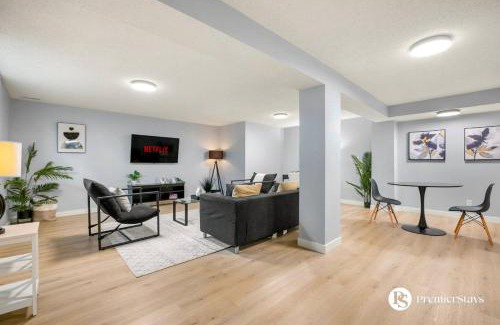 Southeast Calgary Apartment | Spacious Cozy Couples Getaway Basement Suite in Sundance