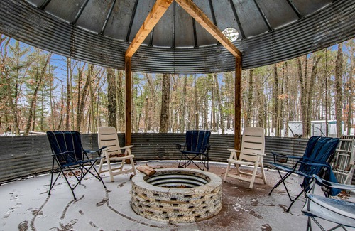 Nekoosa House | Spacious dog-friendly home with high-speed WiFi, large firepit, & theater room