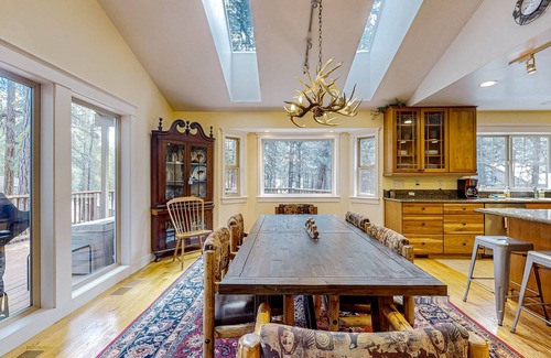 Black Butte Ranch House | Spacious family home with wraparound deck, gas grill, and resort amenities