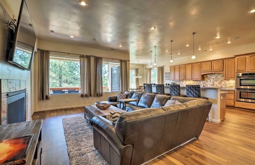 Ponderosa Trails House | Spacious Flagstaff Home with Fire Pit & Game Room!