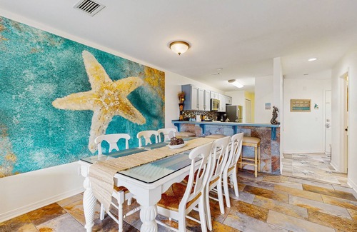 Gulf Lagoon Beach Villa | Spacious townhome with boat dock close to entertainment