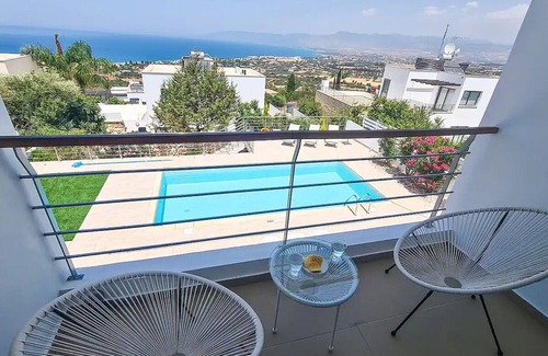 Latchi Villa | Spacious Villa in Neo Chorio, Panoramic Sea Views to Polis Chrysochous Bay, A/C & Private Pool!