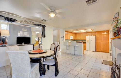 Green Valley North Villa | Spacious villa w/4 bdrms and 3 full bthrms with a L byrd, c patio, 2 car garage