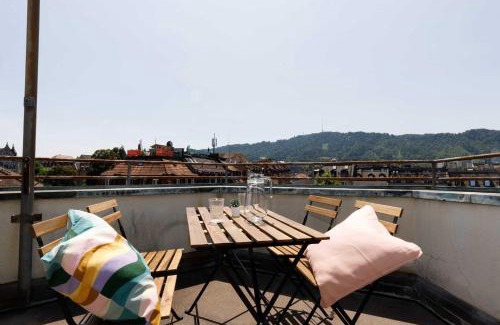 Sihlfeld Apartment | Spacious Zurich Apt Huge Terrace & Views
