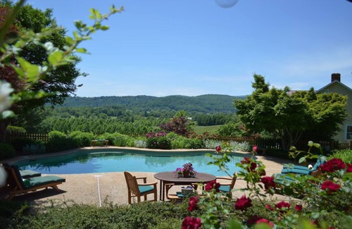 Stanardsville Apartment | Spectacular Mountain Views! Beautifully appointed. Pool. Hiking trails. Deck.