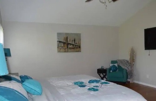 West Chester House | Splash and Soak Oasis with Pool and Hot Tub