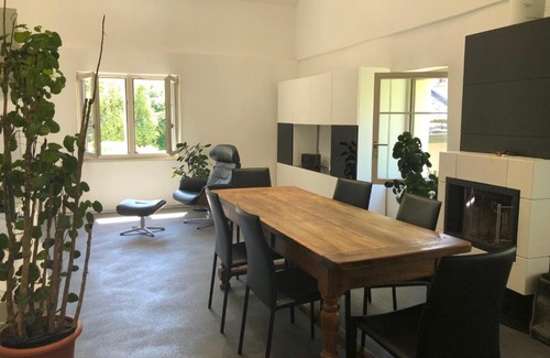 Sion Apartment | Splendid penthouse with private terrace & pkg at the foot of the castles